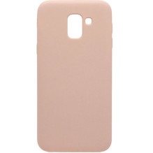 Evelatus Samsung J6 Plus Silicone Case Pink Sand