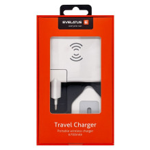 Evelatus Travel adapter Wireless Charger EWC06 White Evelatus Travel adapter Wireless Charger EWC06 White