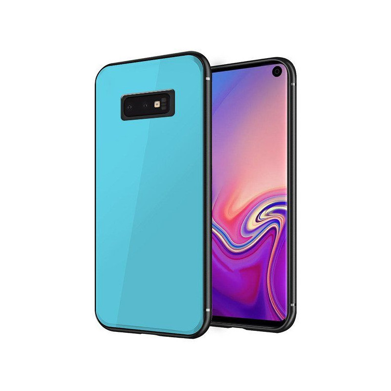 „GreenGo Samsung Galaxy S10E“ stiklinis dėklas, mėlynas