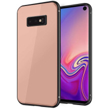 „GreenGo Samsung Galaxy S10E“ stiklinis dėklas, rožinis