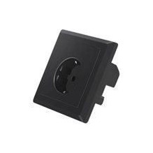 Lanberg LANBERG AC-WS01-USB2-F-B AC Wall Socket