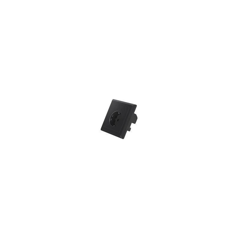Lanberg LANBERG AC-WS01-USB2-F-B AC Wall Socket