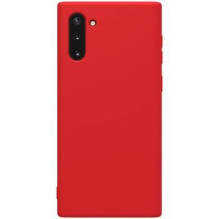 Nillkin Samsung Galaxy Note 10 guminis apsauginis dėklas, raudonas