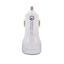 Evelatus - Evelatus Quick Car Charger QCC03, QCC03WH White Evelatus - Evelatus Quick Car Charger QCC03, QCC03WH White