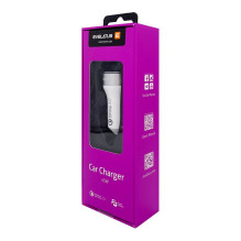 Evelatus - Evelatus Quick Car Charger QCC03, QCC03WH White Evelatus - Evelatus Quick Car Charger QCC03, QCC03WH White