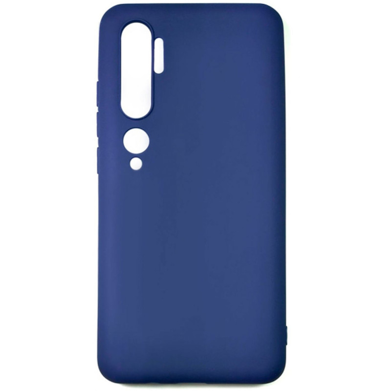 „Evelatus Xiaomi Mi Note 10“ / „Mi Note 10 Pro“ nano silikoninis dėklas, minkštas lietimui TPU, tamsiai mėlynas
