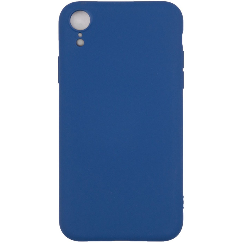 Evelatus Apple iPhone XR Nano silikoninis dėklas, minkštas lietimui, mėlynas