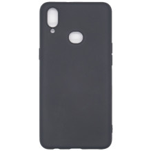 „Evelatus“ „Samsung Galaxy A10s“ minkštas nano silikoninis dėklas, minkštas lietimui, TPU, juodas