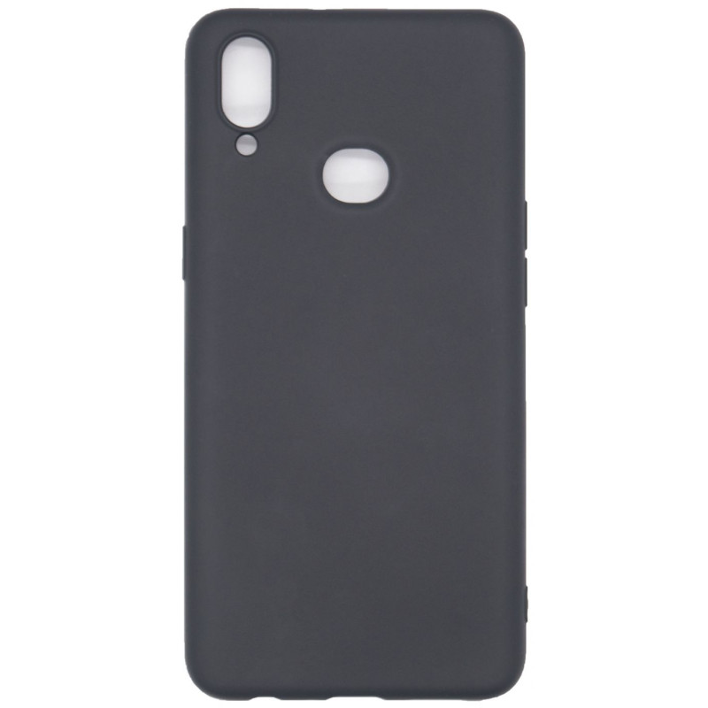 „Evelatus“ „Samsung Galaxy A10s“ minkštas nano silikoninis dėklas, minkštas lietimui, TPU, juodas