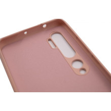 „Evelatus Xiaomi Mi Note 10“ / „Mi Note 10 Pro“ silikoninis dėklas, minkštas lietimui TPU, šviesiai rožinis