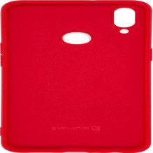 Evelatus Samsung Galaxy A10s Nano Silicone Case Soft Touch TPU Red