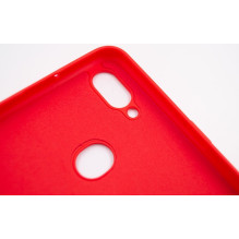 Evelatus Samsung Galaxy A10s Nano Silicone Case Soft Touch TPU Red