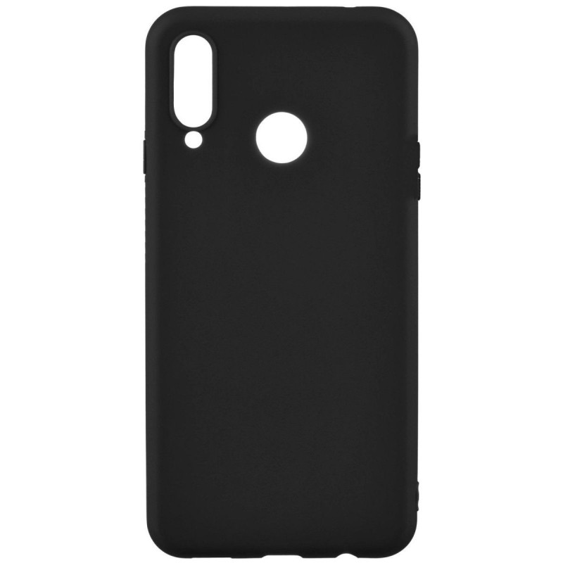 „Evelatus“ „Samsung Galaxy A20s“ nano silikoninis dėklas, minkštas lietimui, TPU, juodas