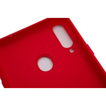 Evelatus Samsung Galaxy A20s Nano Silicone Case Soft Touch TPU Red