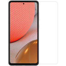 „Evelatus Samsung Galaxy A72 4G / A72 5G“ 0,33 colio plokščias skaidrus stiklas su antistatiniu stikliuku Japonijoje