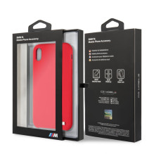 BMW Apple iPhone XR Hardcase Silicone Red