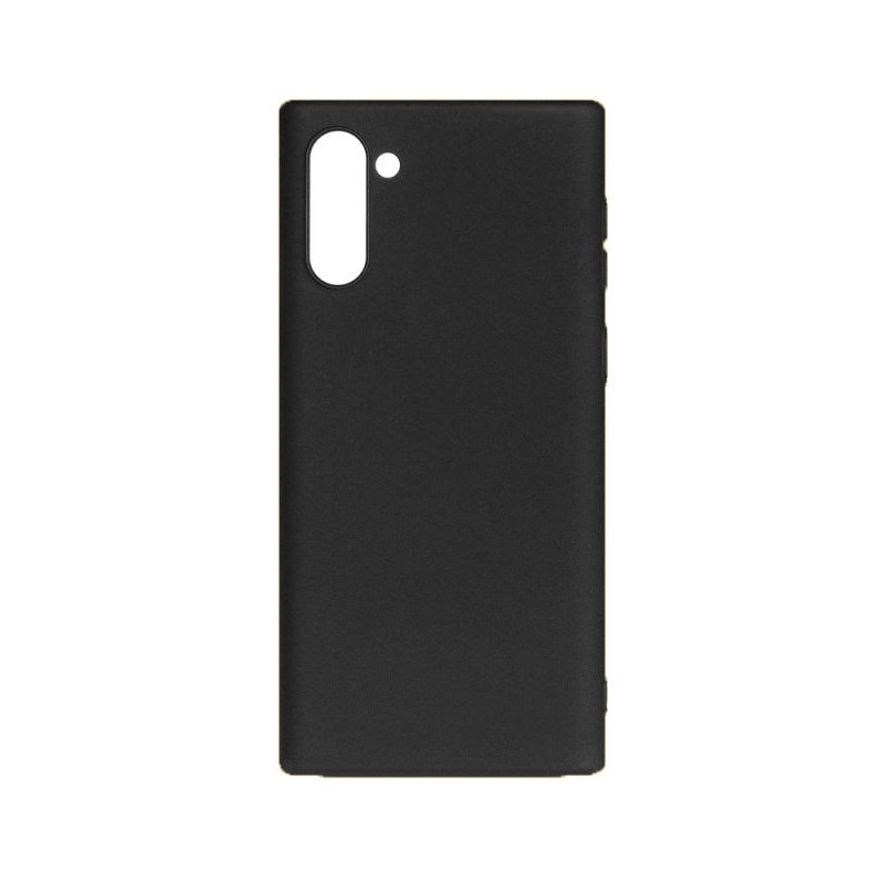 „Evelatus Samsung Note 10“ nano silikoninis dėklas, minkštas lietimui, TPU, juodas
