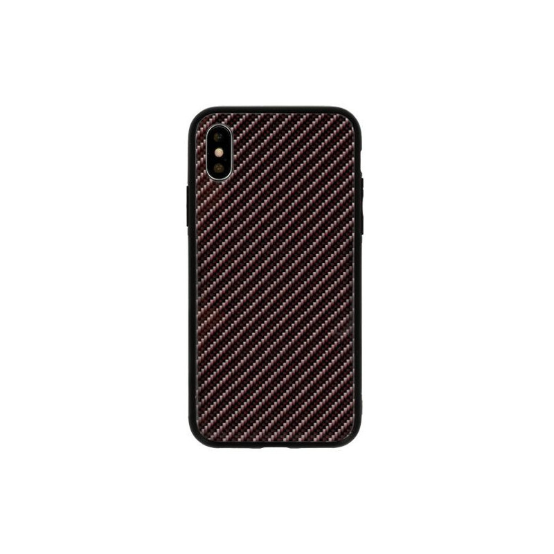„GreenGo“ „Apple iPhone XS MAX“ anglies pluošto stiklo dėklas, juodas