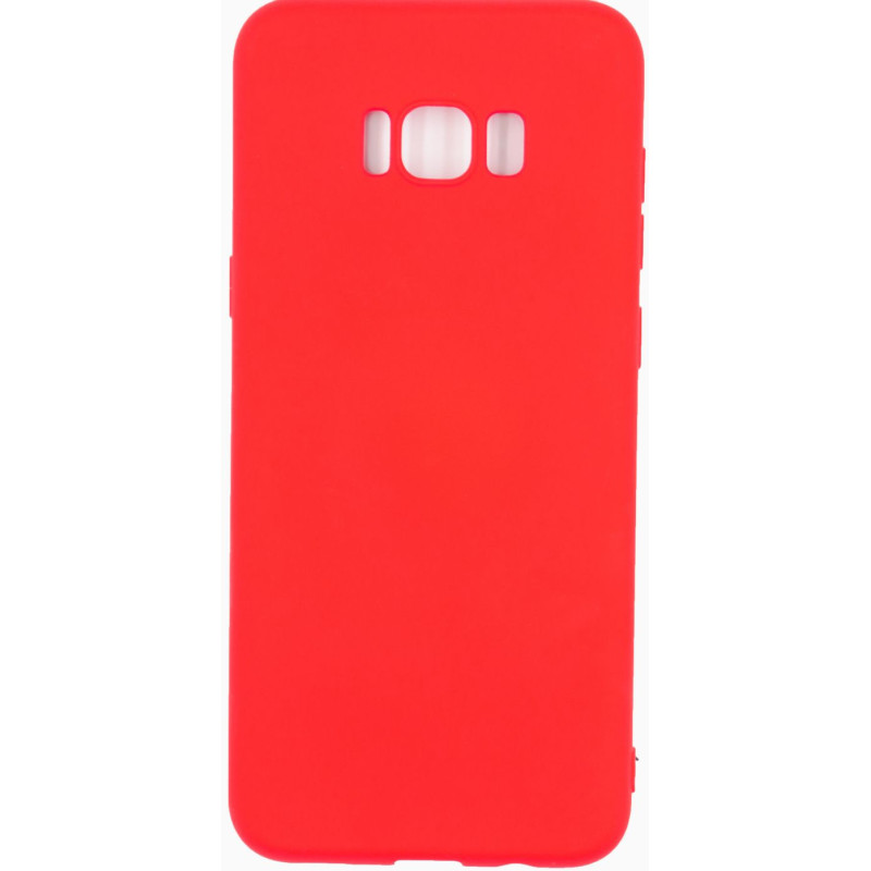 „Evelatus“ „Samsung Galaxy S8 Plus“ nano silikoninis dėklas, minkštas lietimui, raudonas, TPU