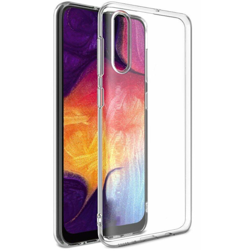 „Evelatus Samsung Galaxy A30s“ skaidrus silikoninis dėklas, 1,5 mm TPU, permatomas