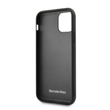 Mercedes-Benz Apple iPhone 11 Pro Leather Hardcase Perforation Black Mercedes-Benz Apple iPhone 11 Pro Leather Hardcase Perforation Black