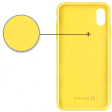 Evelatus Apple iPhone XR Premium Soft Touch Silicone Case Light Yellow