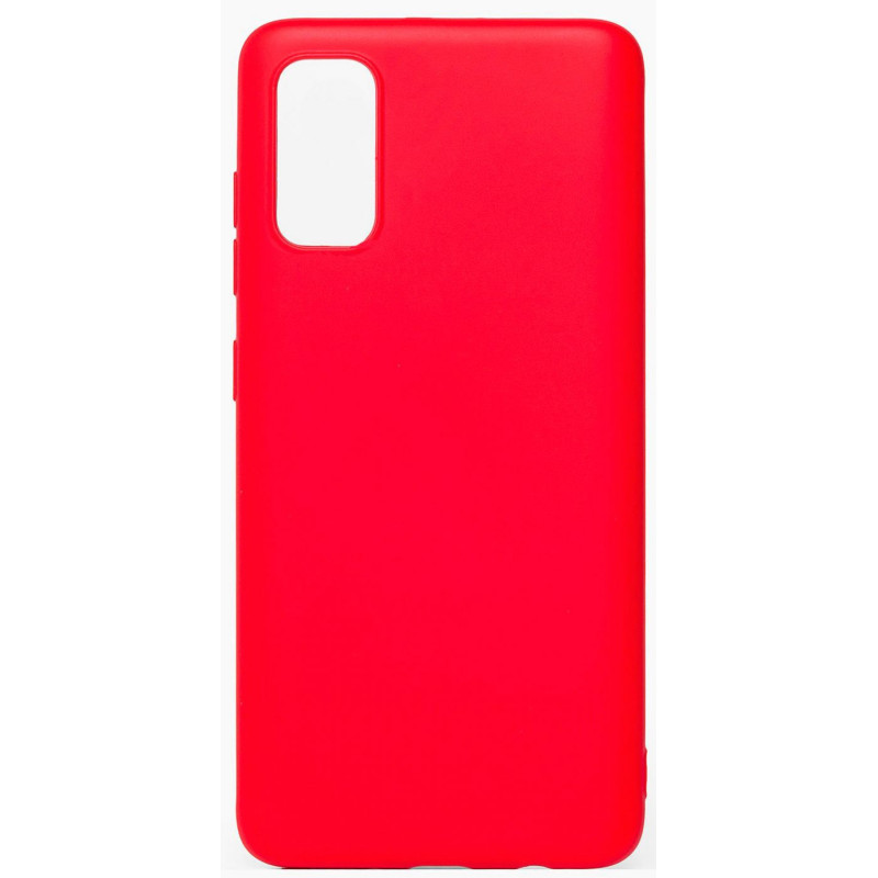 „Evelatus“ „Samsung Galaxy S20 Nano“ silikoninis dėklas, minkštas lietimui, raudonas, TPU, su nano plėvelėmis