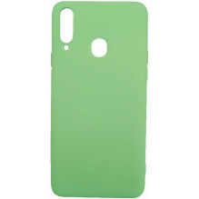 „Evelatus“ „Samsung Galaxy A20s“ nano silikoninis dėklas, minkštas lietimui, žalias, TPU