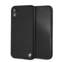 BMW Apple iPhone XR Perforated Leather Hardcase Black BMW Apple iPhone XR Perforated Leather Hardcase Black