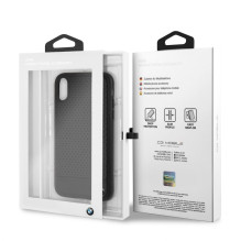 BMW Apple iPhone XR Perforated Leather Hardcase Black BMW Apple iPhone XR Perforated Leather Hardcase Black