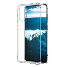 „Evelatus“ „Samsung Galaxy S20“ apsauginis silikoninis dėklas, atsparus smūgiams, TPU, skaidrus