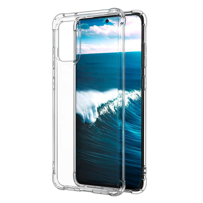 „Evelatus“ „Samsung Galaxy S20“ apsauginis silikoninis dėklas, atsparus smūgiams, TPU, skaidrus