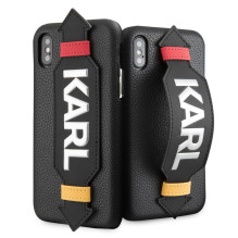 Karl Lagerfeld Apple iPhone X / XS PU Case With Strap Black