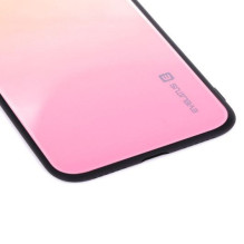 „Evelatus“ Apple iPhone X / Xs gradiento stiklinis dėklas 1, švelnios meliono spalvos