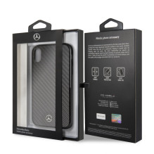 Mercedes-Benz Apple iPhone XR Hard Case Real Carbon Fiber Black Mercedes-Benz Apple iPhone XR Hard Case Real Carbon Fiber Black