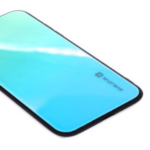 Evelatus Apple iPhone X / Xs Gradient Glass Case 6 Lagoon