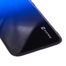 „Evelatus“ Apple iPhone X / Xs gradientinis stiklinis dėklas 7, jūros gylio spalvos