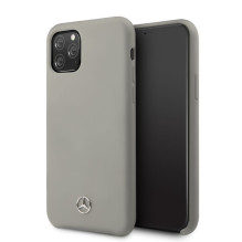 Mercedes-Benz Apple iPhone 11 Pro Liquid Silicone Case Grey
