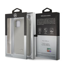 „Mercedes-Benz Apple iPhone 11 Pro“ skysto silikono dėklas, pilkas „Mercedes-Benz Apple iPhone 11 Pro“ skysto silikono dėklas, pilkas