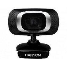 „Canyon“ internetinė kamera 720P HD su USB2.0 jungtimi, 360 laipsnių, juoda