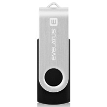 „Evelatus“ USB atmintinė, EFD02, 32 GB, juoda