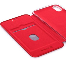 Evelatus Apple iPhone X / Xs Book Case Wine Red