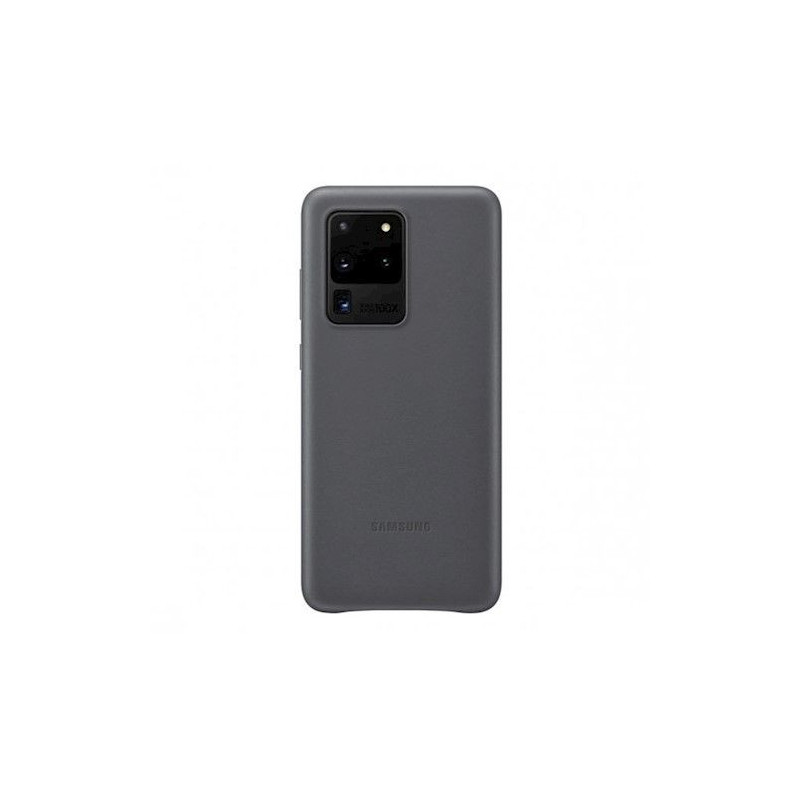 Samsung Galaxy S20 Ultra Leather Cover case Gray