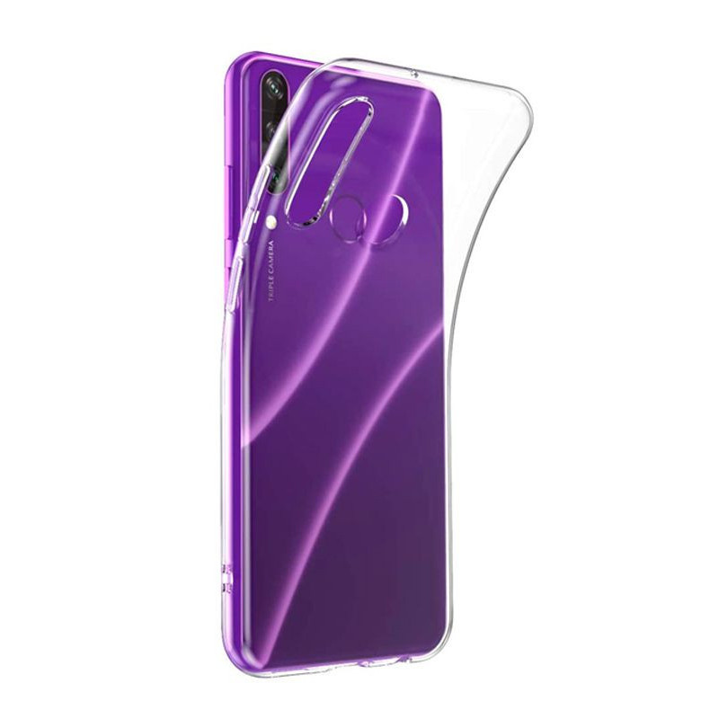 „Evelatus Huawei Y6P“ skaidrus silikoninis dėklas, 1,5 mm TPU, permatomas