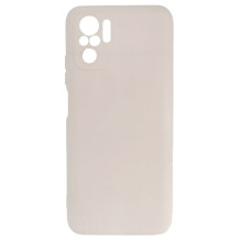 „Evelatus Xiaomi Redmi Note 10S“ / „Poco M5s“ nano silikoninis dėklas, minkštas lietimui, smėlio spalvos, TPU