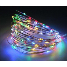 N / A 200 LED ielas virtene, zaļš vads, mirgojošie Multi Color