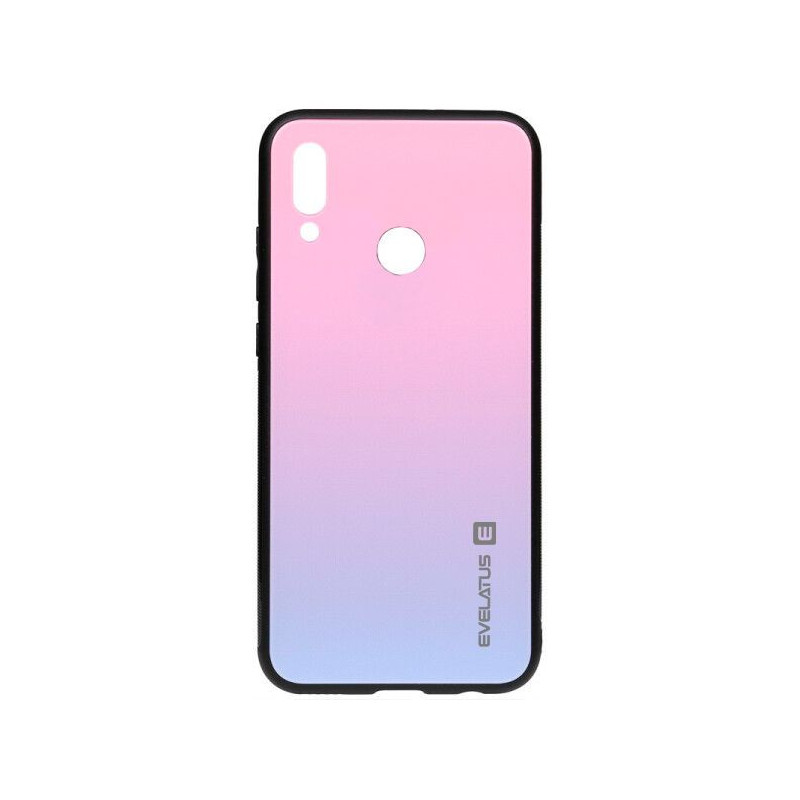 „Evelatus Huawei Y7 2019“ gradientinis stiklinis dėklas 2, kramtomosios gumos