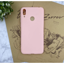 Evelatus Huawei Y7 2019 Nano Silicone Case Soft Touch TPU Pink Sand