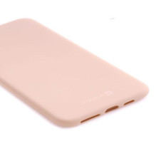 Evelatus Apple iPhone X Nano silikoninis dėklas, minkštas lietimui, TPU, rausvo smėlio spalvos