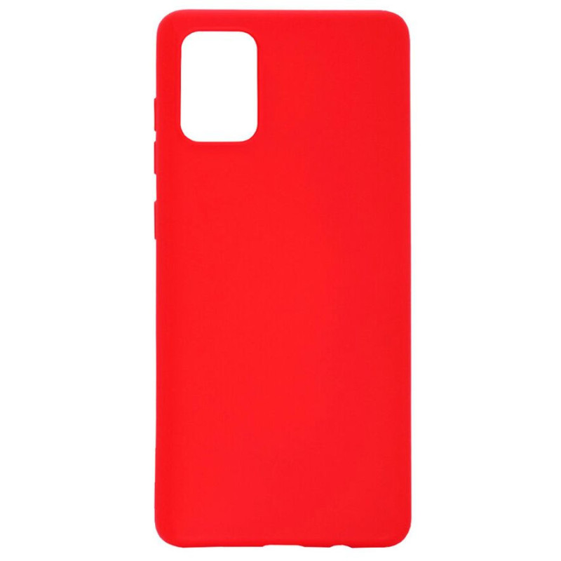 „Evelatus“ Samsung Galaxy A31 nano silikoninis dėklas, minkštas lietimui, raudonas, TPU, su nano plėvelėmis
